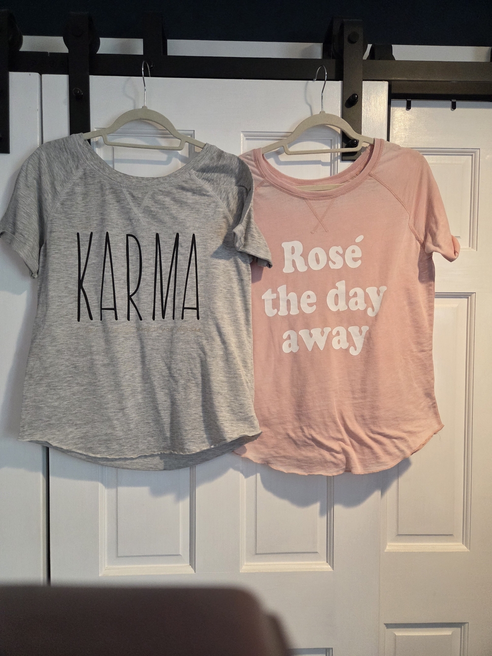 Womens T-shirt Karma And  'Rosé the day away' Graphic Tees